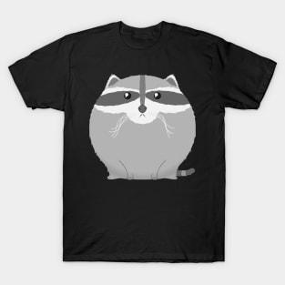 Sfurical round raccoon trash panda T-Shirt